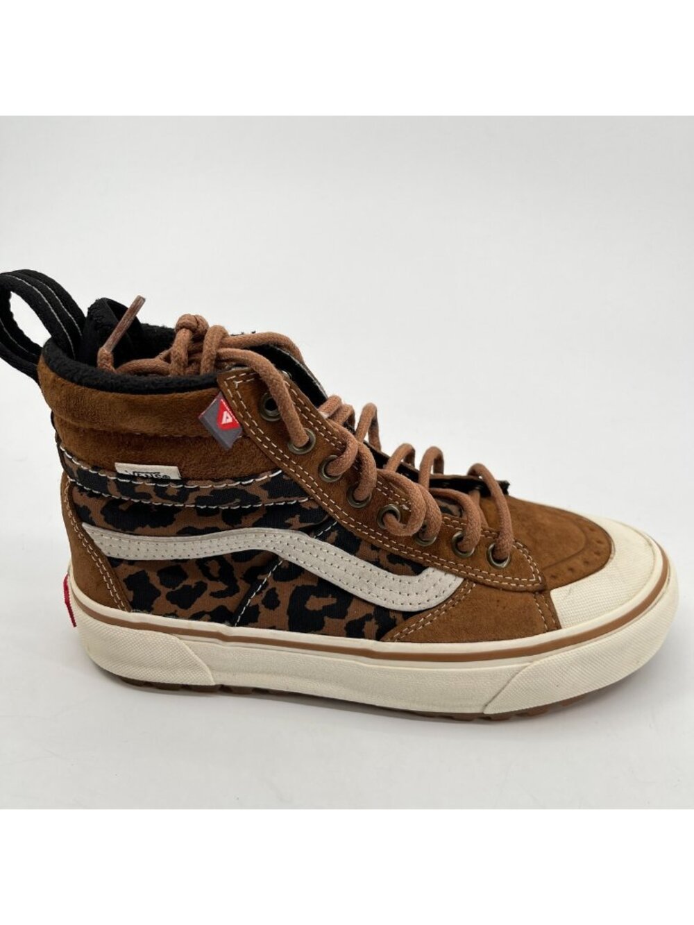 Vans Sk8-Hi MTE-2 Womens Size 6 Brown White Athletic Skateboard Shoes Sneakers